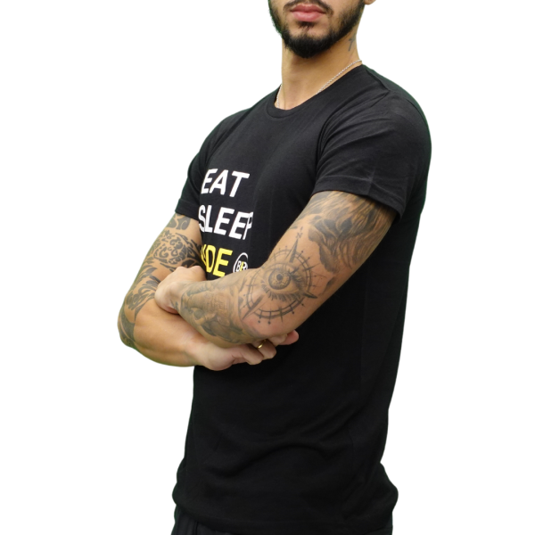 T-SHIRT (BR): Design EAT SLEEP RIDE REPEAT - Image 2