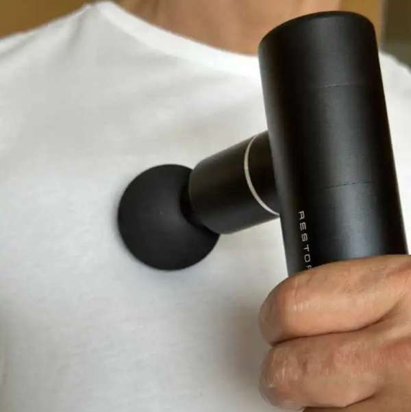 massage gun with Hot and cold heads