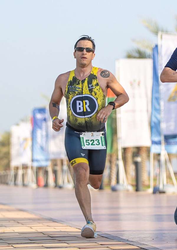 BR Yellow Sleeveless Tri suit