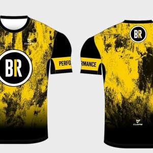 BR Yellow Camo Running T-shirt