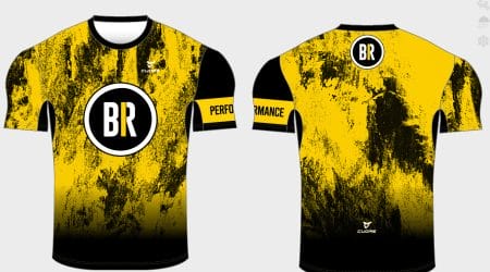 BR Yellow Camo Running T-shirt